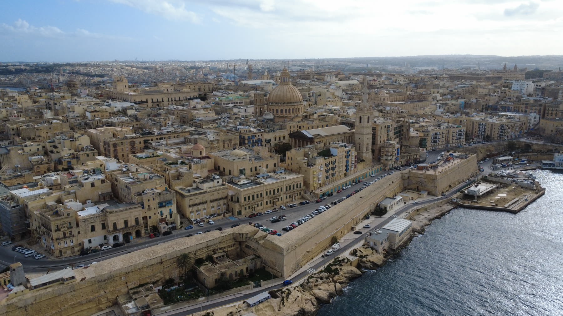 Harbour aerial Malta